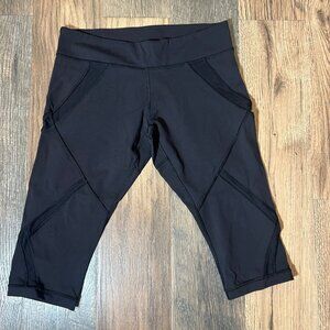 Lululemon Cool To Street Crop Leggings Women's Size 10 in Black - EUC!